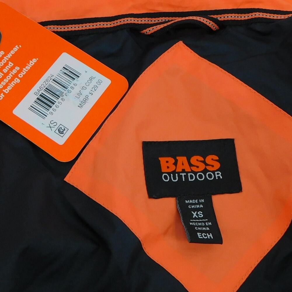 Bass Outdoor Women's Discovery Full Zip Puffer Winter Jacket Coral XS New - Picture 7 of 12